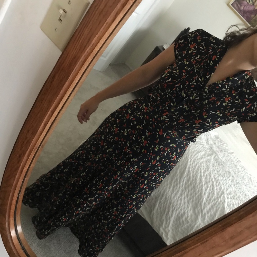 Maxi skirt w matching blouse